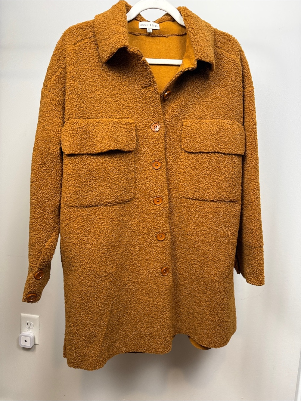 Moon River Toffee Teddy Jacket (XS)